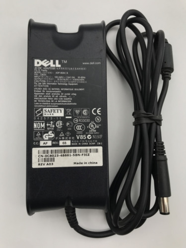 OEM DELL 90W LAPTOP AC ADAPTER 19.5V 4.62A Barrel Tip ADP-90AH B C8023