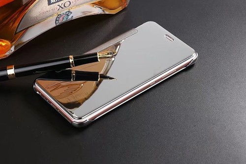 COQUE HOUSSE LIVRE HUAWEI P10 FLIP COVER RABAT FIN EFFET MIROIR + VERRE - Picture 14 of 14