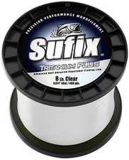 2 Spools Sufix Tritanium Plus Mono 1/4 lb Copolymer Fishing Line-Pick Color/Test