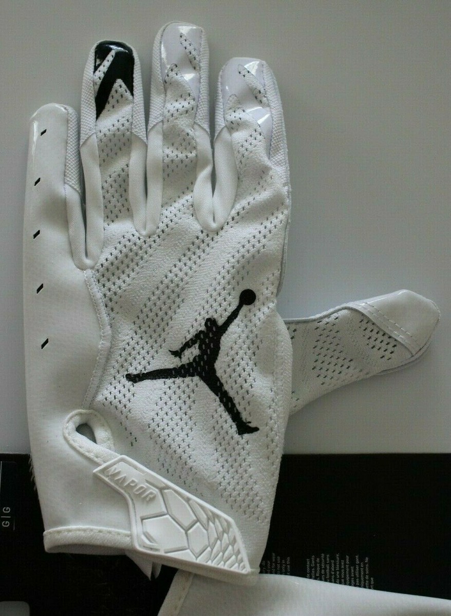 Nike Jordan NFL Vapor Knit 3.0 Football Gloves Men's Large White