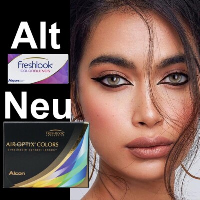 Aus FreshLook Color Blends werden Air Optix Colors (Monatslinsen / 2 St) - Werte