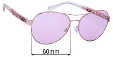 SFx Replacement Sunglass Lenses fits Michael Kors MK5003 Cagliari - 60mm Wide
