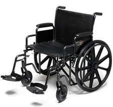 Everest  Jennings Traveler HD Bariatric Wheelchair, 20" Wide Seat, Holds 500 lb