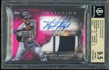 Miguel Andujar 2018 Topps Inception Magenta RPA #IAPMA RC – #44 Of 75 – Graded G