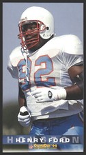 Henry Ford #162 1994 GameDay Houston OilersRC Rookie