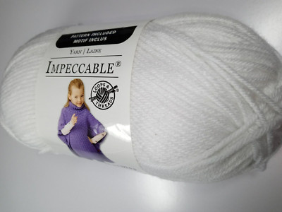 Loops & Threads Impeccable Yarn-285 Yards-White-100% Acrylic