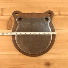 1/2" AR500 Shooting Targets 8" 10" Gongs Set Of TWO