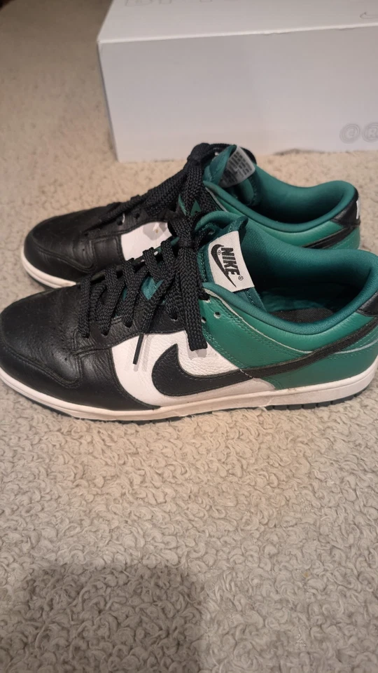 Size 7 - Nike Dunk Low Black White, photo 2 of 5