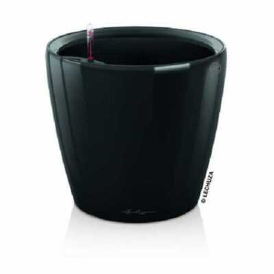 LECHUZA CLASSICO Premium LS 50 Komplettset schwarz hochglanz