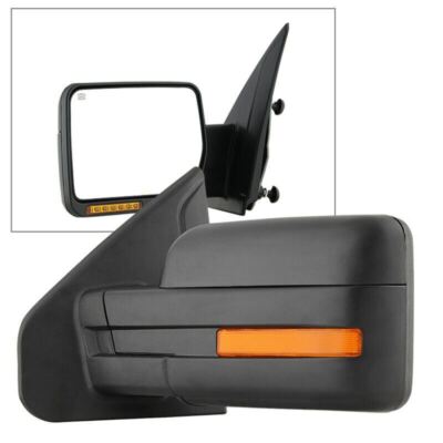 xTune Power Heated Amber LED Signal OE Mirror for Ford F150 - Left