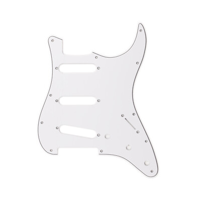 AE Guitars  SSS Strat 3-PLY W/B/W White Pickguard
