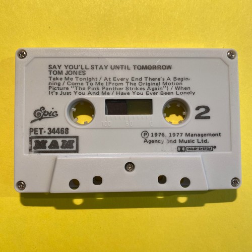 TOM JONES Say You'll Stay Until Tomorrow CASSETTE - Picture 6 of 7