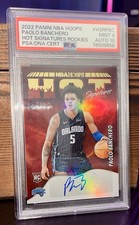 2022-23 Panini NBA Hoops - Hot Signatures RC Paolo Banchero #HSR-PBC PSA 9