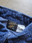 Vintage 1980s Denim Western Shirt Saddle King KEY Pearl Snap Mens XL Blue Cowboy — photo 5