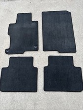 13-17 Honda Accord Sedan Black Nylon Floor Mats Carpet Anti-slip 4pcs Set Oem