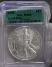 2005 US Silver Eagle $1 ICG MS69