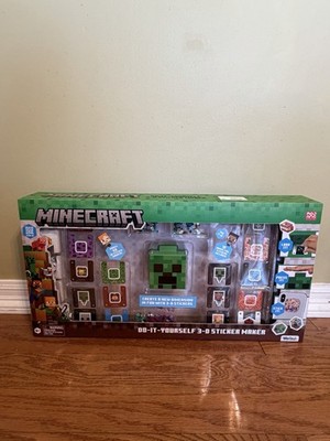 Minecraft Do-It-Yourself 3D Sticker Maker Kit New Factory Sealed