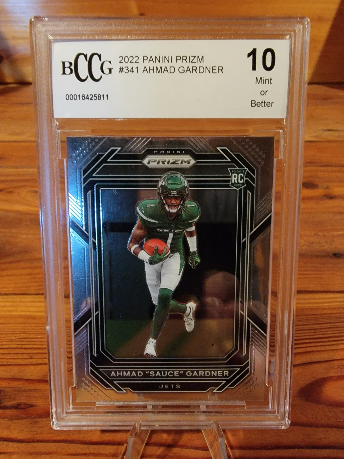 2022 Panini Prizm - Rookies #341 Ahmad Sauce Gardner (RC) NY Jets Gem Mint 10