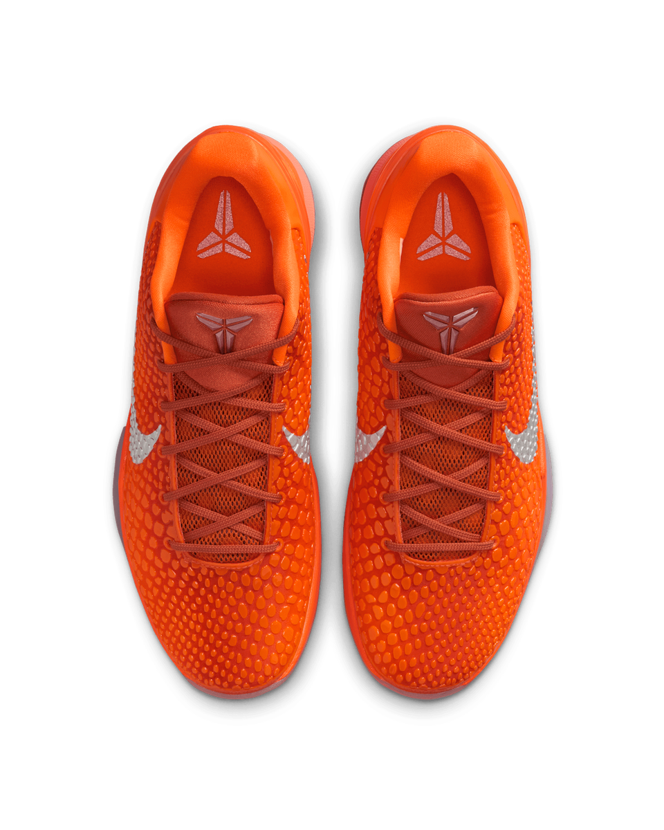 Nike Kobe VI 6 Protro Total Orange Metallic Silver IH1871-800 sz