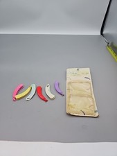 Vintage New Rave barrettes 80  s hair accessories Plastic Multicolor Y2k