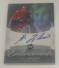 GUY LAFLEUR  2012-13 NHL UPPER DECK THE CUP ENSHRINEMENTS AUTO CARD CE-GL #34/50