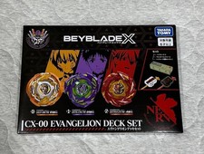 TAKARATOMY MALL EVANGELION STORE Limited BEYBLADE X CX-00 Evangelion Deck Set