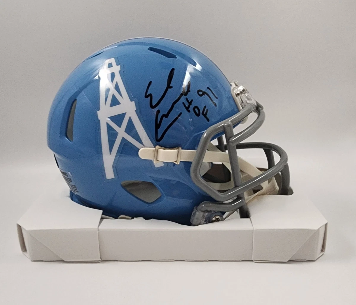 Earl Campbell Houston Oilers Original Autographed Football NFL