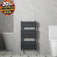 RadiLux Flat Panel Heated Towel Rail Anthracite - 800 x 450mm