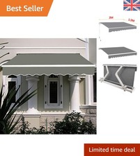 Durable 2x1.5m Retractable Awning Canopy -  Certified for Quality Assurance