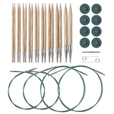 Knit Picks Sunstruck Interchangeable Needle Set: Green Cables - 91309
