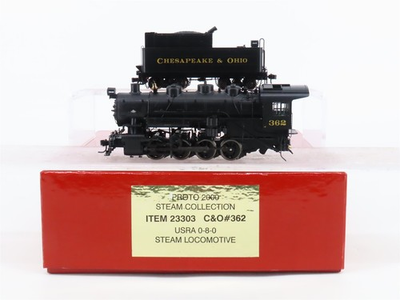 #ad #ad HO Scale Proto 2000 23303 Camp;O Chesapeake amp; Ohio 0 8 0 Steam Locomotive #362 $149.95