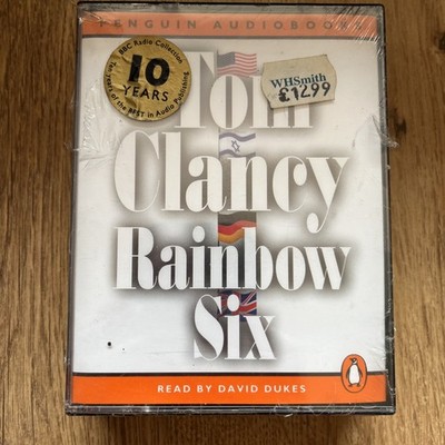 Brand New & Sealed Tom Clancy Rainbow Six sealed audio cassette (4xtapes) boxset