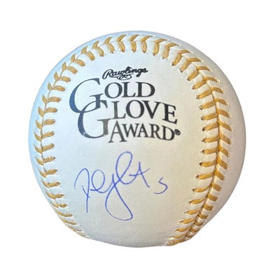 David Wright New York Mets Autographed Gold Glove Award Baseball JSA COA