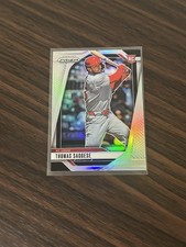 2025 Panini Prizm - Thomas Saggese, Thomas Saggese #185 Silver Prizm (RC)