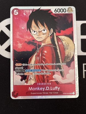 Monkey.D.Luffy ST01-012 - One Piece TCG - Starter Deck 1 SR Near-Mint Foil | eBay Monkey.D.Luffy ST01-012 - One Piece TCG - Starter Deck 1 SR Near-Mint Foil | eBay