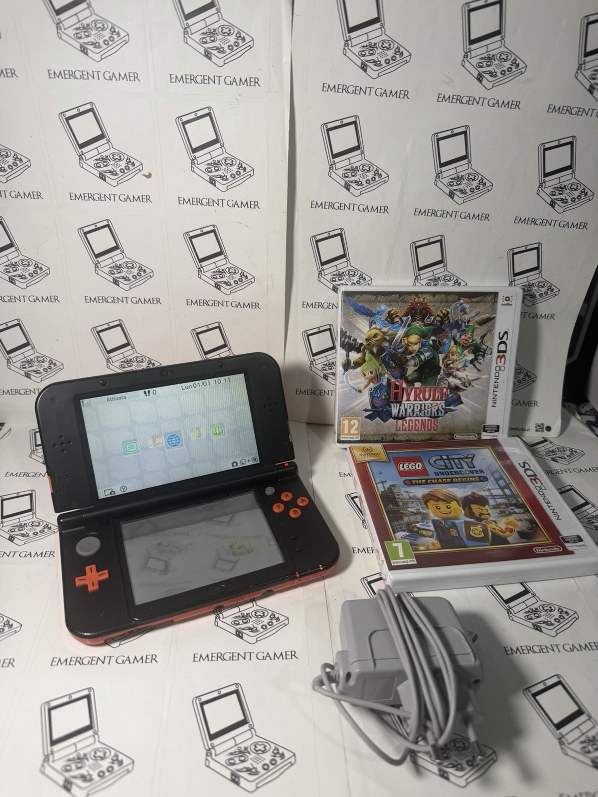 New Nintendo 3DS XL - Orange + Giochi