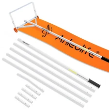 Roof Rke Snow Removl Tool 21ft djustble Telescoping Roof Shovel