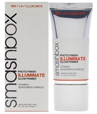 SmashBox Photo Finish Illuminate Glow Primer 1 oz / 30 ml Sealed Inside NIB 