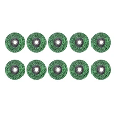 10 Pcs 4 Inch x 5/8 Inch Green Abrasive Wheels Grinding Discs for Angle Grinder