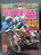 MOTOCROSS ACTION OCT 92 The New 93 KTM HON YAM KAW & ATK's Tichenor's TUF RM250