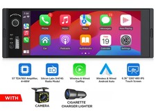 Single DIN 6,36 Zoll IPS Autoradio Car Play Android Auto Mirroring iOS Bluetooth