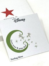 Disney Tinker Bell Earrings in Sterling Silver NWT