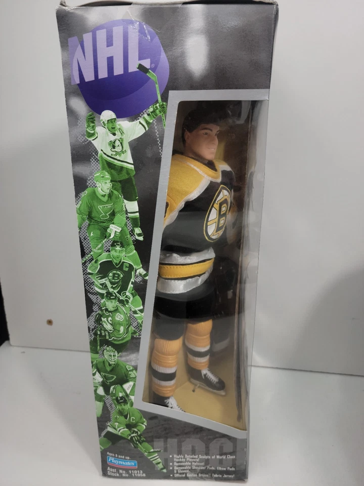Figura Serie Coleccionista NHL Pro Zone Ray Bourque 1998 Nueva en Caja Playmates Bruins Foto 4 de 4