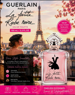 Guerlain La Petite Robe Noire Eau de Toilette 3.3 oz 100ml NEW SEALED Authentic