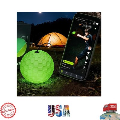 GlowFlex Glow-in-the-Dark Reflex Ball - Perfect for Stress Relief & Coordination