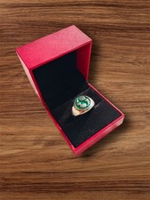 Anillo del Maestro Doctor Who Prop Réplica Cosplay Anillo Harold Saxon