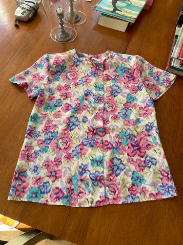 Vintage 1980s Anna Kriste blouse size 2 petite cottage core