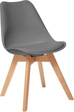 copy of GORICA SET 4 Chaises de salle à manger sans accoudoirs de style moderne 