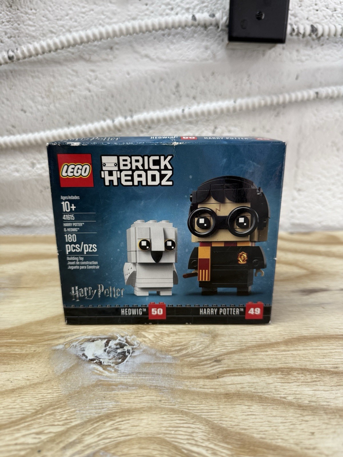 LEGO Harry Potter BrickHeadz Harry & Hedwig 41615 180-Piece Set New Sealed