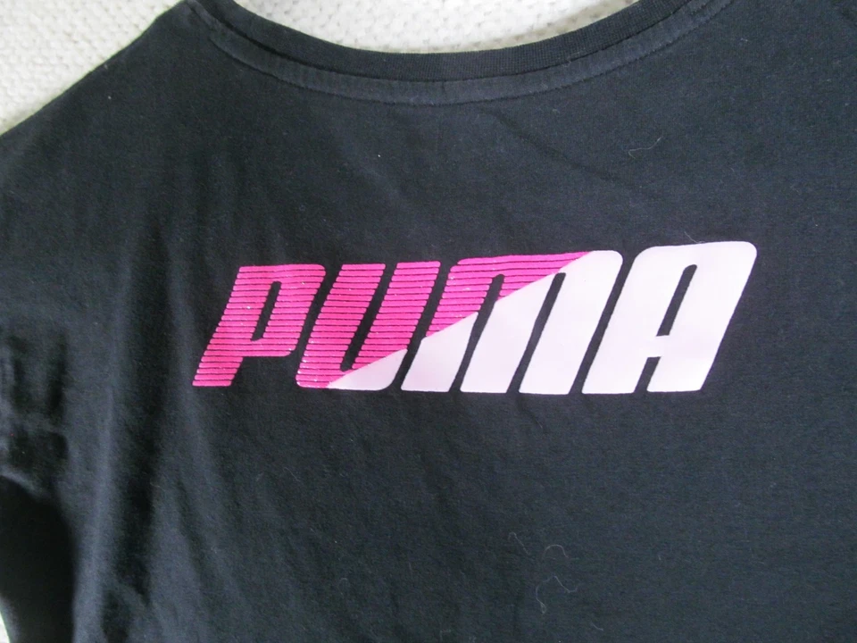 Camiseta Puma Power Pack Logo de Gato Cuello Redondo Manga Corta Juvenil Niña Talla Grande Foto 4 de 4